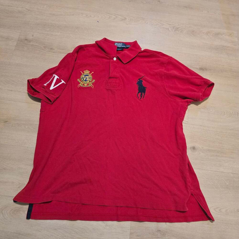 Polo Ralph Lauren Big Pony Jockey Club Custom Fit Polo Shirt XXL